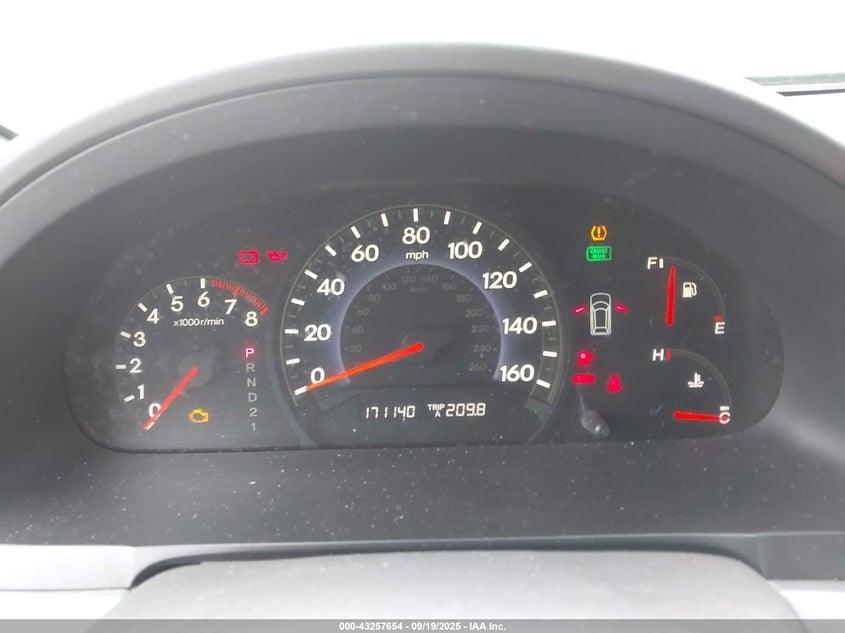 2008 Honda Odyssey Ex-L VIN: 5FNRL38758B079714 Lot: 43257654