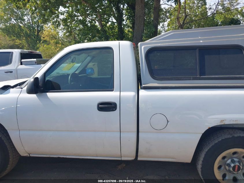 2007 GMC Sierra 1500 Classic Work VIN: 1GTEC14X27Z190271 Lot: 43257696