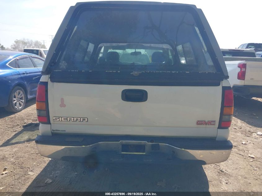 2007 GMC Sierra 1500 Classic Work VIN: 1GTEC14X27Z190271 Lot: 43257696