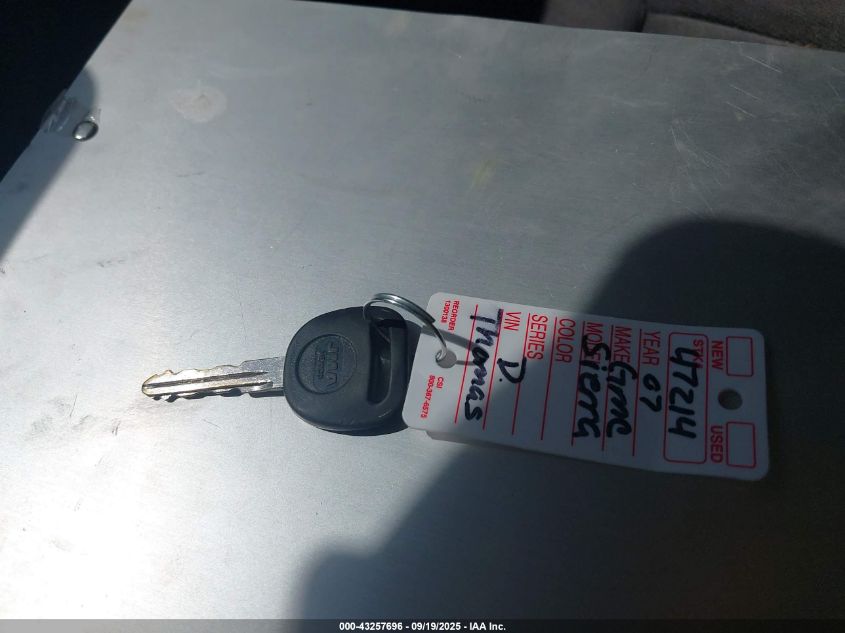 2007 GMC Sierra 1500 Classic Work VIN: 1GTEC14X27Z190271 Lot: 43257696