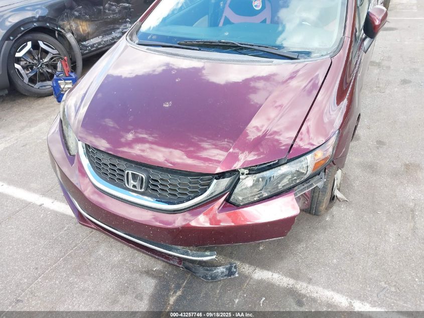 2014 Honda Civic Lx VIN: 19XFB2F59EE019843 Lot: 43257746