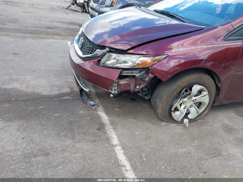 2014 Honda Civic Lx VIN: 19XFB2F59EE019843 Lot: 43257746