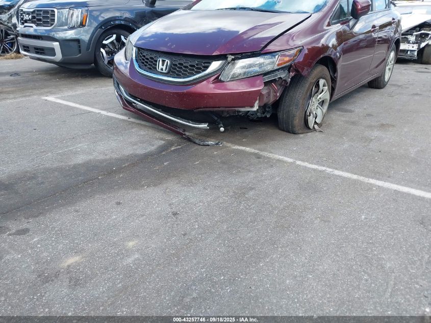 2014 Honda Civic Lx VIN: 19XFB2F59EE019843 Lot: 43257746