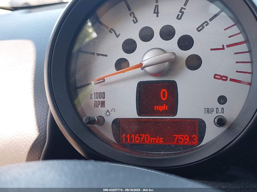 2011 Mini Cooper S Countryman VIN: WMWZC3C5XBWL79481 Lot: 43257774