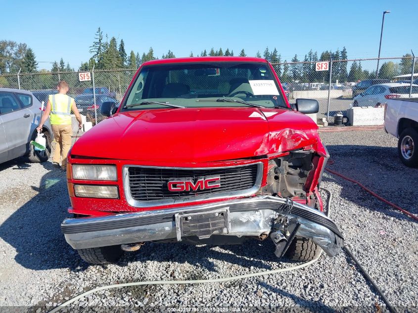 1997 GMC Sierra 2500 Hd Sl VIN: 1GTGK29R9VE538311 Lot: 43257795