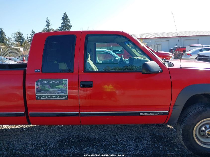 1997 GMC Sierra 2500 Hd Sl VIN: 1GTGK29R9VE538311 Lot: 43257795