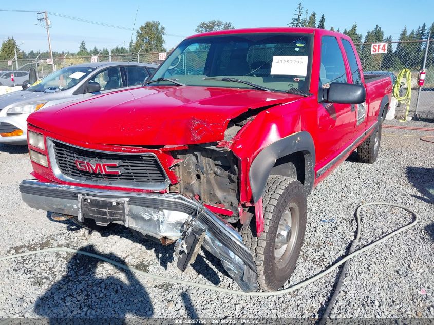 1997 GMC Sierra 2500 Hd Sl VIN: 1GTGK29R9VE538311 Lot: 43257795