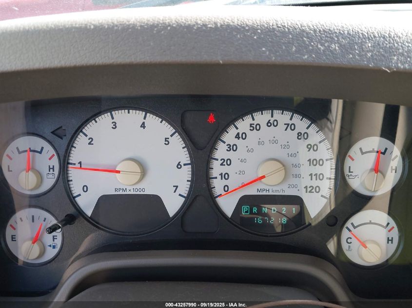 2008 Dodge Ram 1500 Slt VIN: 1D7HA18208S599967 Lot: 43257990