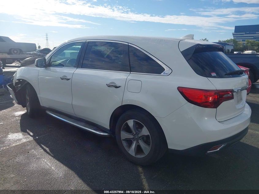 5FRYD3H29EB014372 2014 ACURA MDX photo no. 3