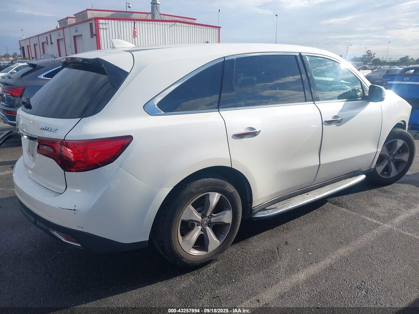 5FRYD3H29EB014372 2014 ACURA MDX photo no. 4