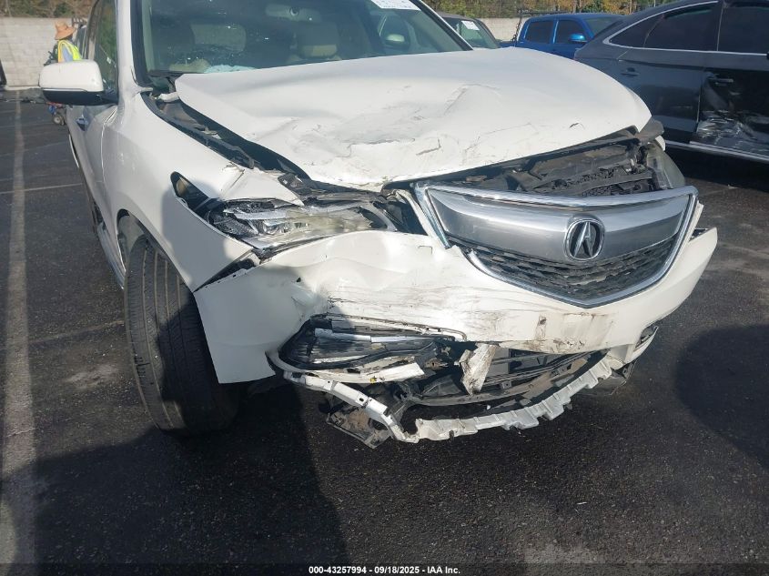 2014 Acura Mdx VIN: 5FRYD3H29EB014372 Lot: 43257994