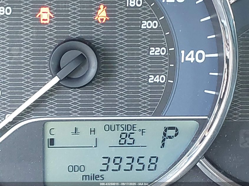 2016 Toyota Corolla Le VIN: 2T1BURHE0GC561378 Lot: 43258015