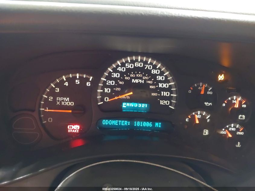 2004 Chevrolet Tahoe Lt VIN: 1GNEK13Z24J255692 Lot: 43258024