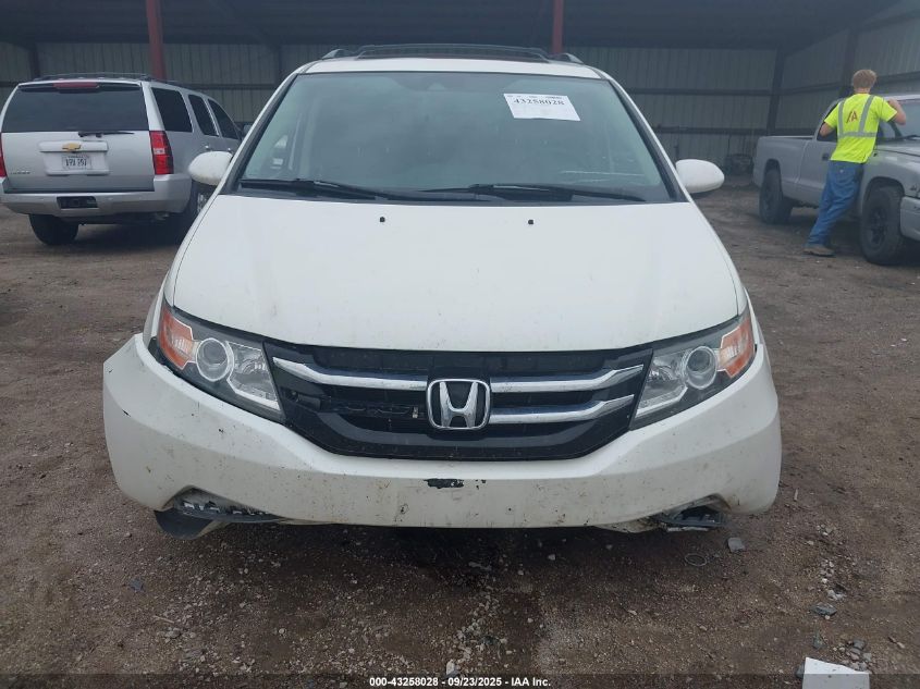 2016 Honda Odyssey Ex-L VIN: 5FNRL5H63GB103526 Lot: 43258028