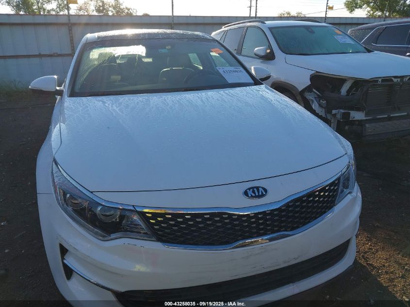 2016 Kia Optima Ex VIN: 5XXGU4L32GG022526 Lot: 43258035