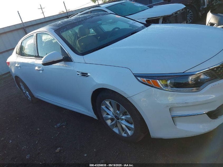 2016 Kia Optima Ex VIN: 5XXGU4L32GG022526 Lot: 43258035