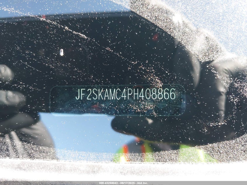 2023 Subaru Forester 2.5 Wilderness Black Lot 111043258043 Vin JF2SKAMC4PH408866
