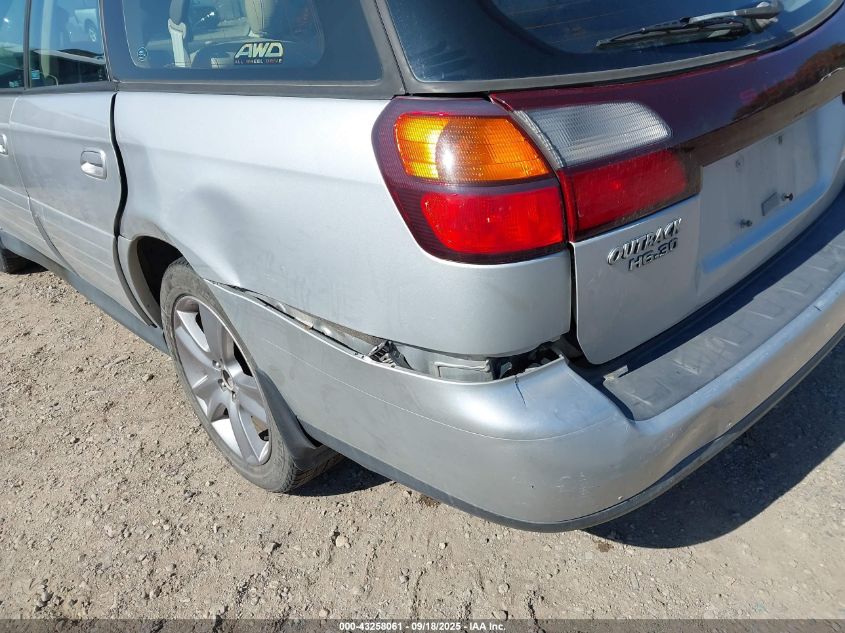 2004 Subaru Outback H6-3.0 L.l. Bean Edition VIN: 4S3BH806247612816 Lot: 43258061