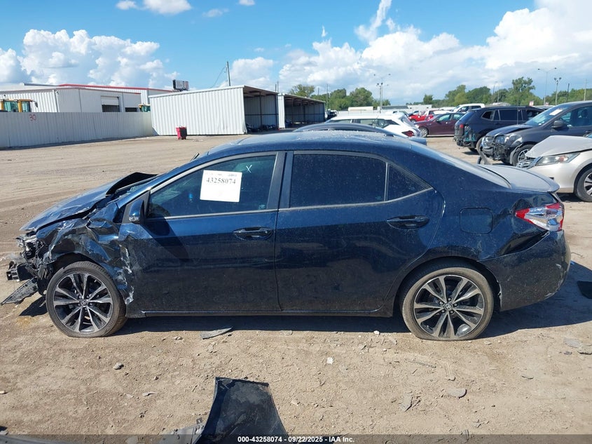 2017 Toyota Corolla Se VIN: 2T1BURHE3HC795077 Lot: 43258074