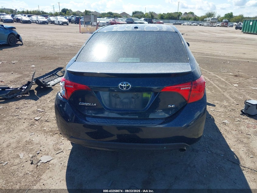 2017 Toyota Corolla Se VIN: 2T1BURHE3HC795077 Lot: 43258074