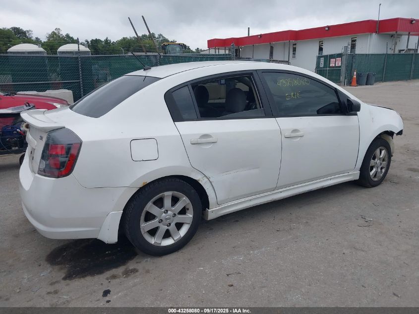 2010 Nissan Sentra 2.0Sr VIN: 3N1AB6AP7AL679169 Lot: 43258080