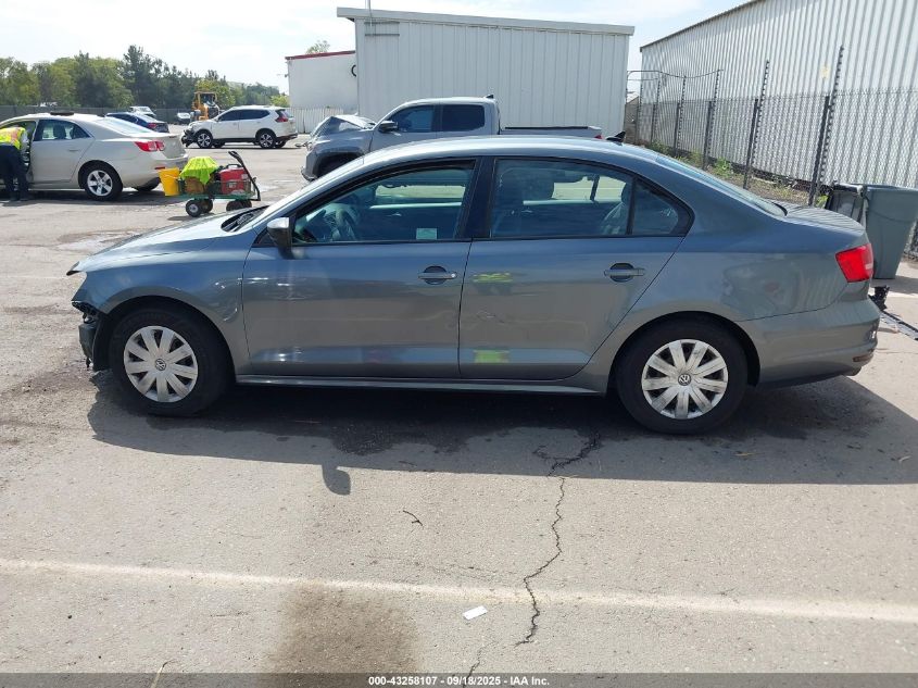 2015 Volkswagen Jetta 2.0L S VIN: 3VW2K7AJ0FM280086 Lot: 43258107