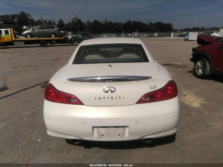2010 Infiniti G37 VIN: JN1CV6FE2AM353874 Lot: 43258128