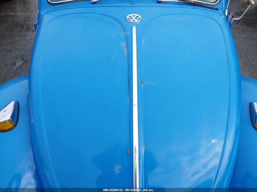 1967 Volkswagen Beetle VIN: 117602790 Lot: 43258132