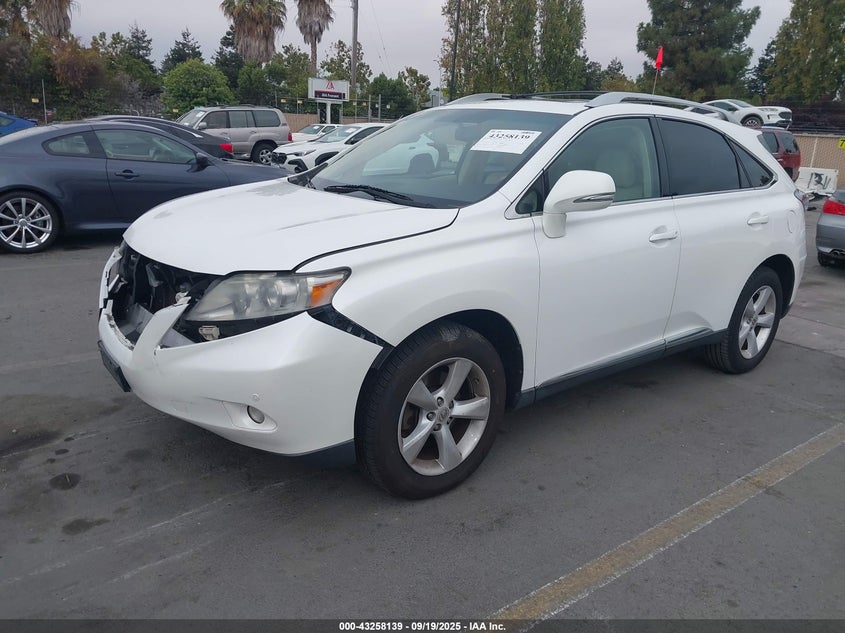 Vin: 2t2zk1ba9cc083415, lot: 43752707, lexus rx 350 20122