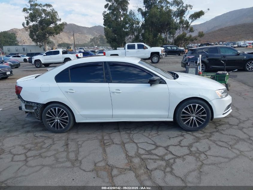 2016 Volkswagen Jetta 1.8T Sport VIN: 3VWB17AJ6GM416547 Lot: 43258142