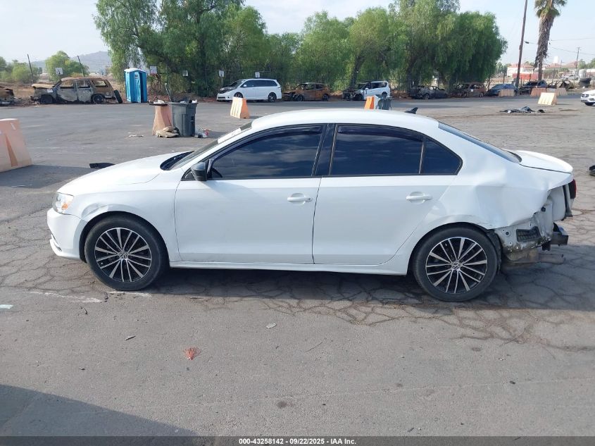 2016 Volkswagen Jetta 1.8T Sport VIN: 3VWB17AJ6GM416547 Lot: 43258142
