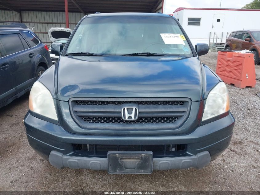 2004 Honda Pilot Ex-L VIN: 5FNYF18504B005102 Lot: 43258188