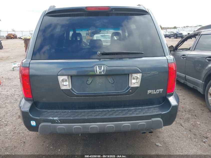 2004 Honda Pilot Ex-L VIN: 5FNYF18504B005102 Lot: 43258188