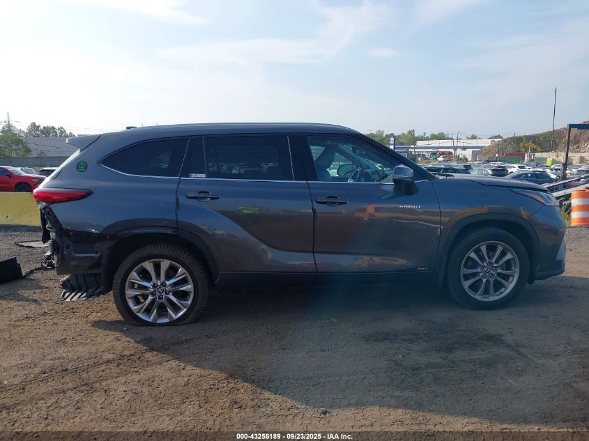 2020 Toyota Highlander Hybrid Limited VIN: 5TDXBRCH1LS001674 Lot: 43258189
