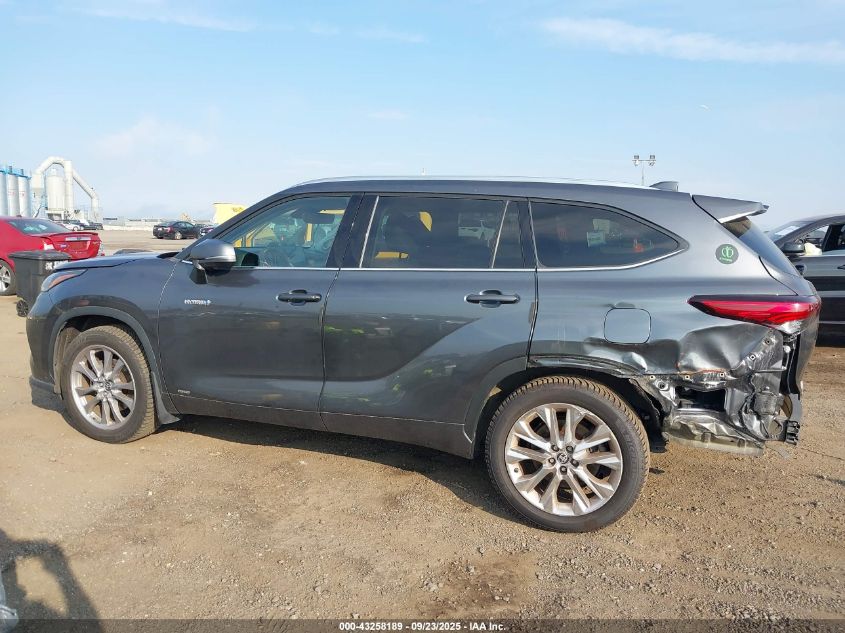 2020 Toyota Highlander Hybrid Limited VIN: 5TDXBRCH1LS001674 Lot: 43258189