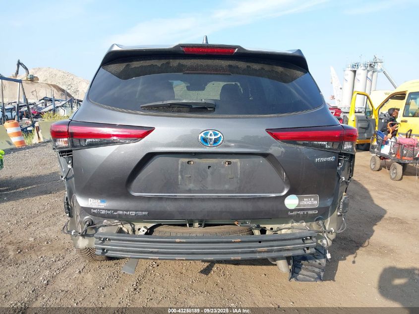 2020 Toyota Highlander Hybrid Limited VIN: 5TDXBRCH1LS001674 Lot: 43258189