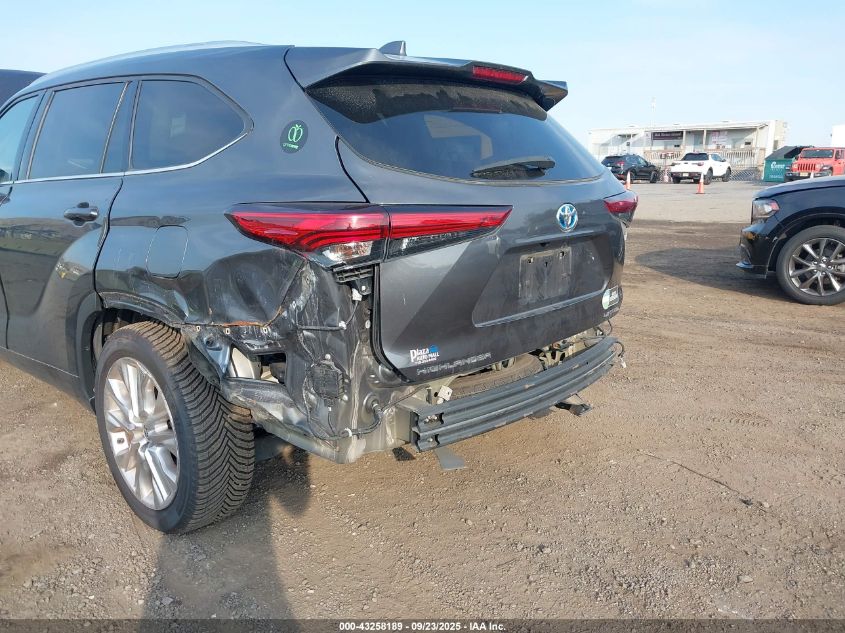 2020 Toyota Highlander Hybrid Limited VIN: 5TDXBRCH1LS001674 Lot: 43258189