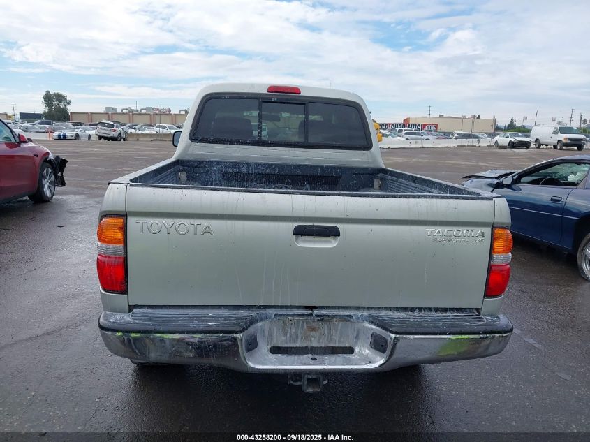 2004 Toyota Tacoma Prerunner V6 VIN: 5TEGN92N94Z310487 Lot: 43258200