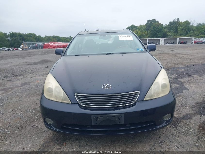 2005 Lexus Es 330 VIN: JTHBA30G855087482 Lot: 43258239
