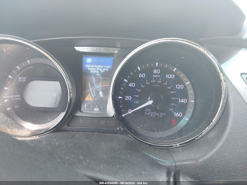 2015 Hyundai Sonata Hybrid Limited VIN: KMHEC4A40FA127173 Lot: 43258285