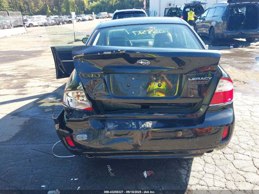 2008 Subaru Legacy 2.5I Limited VIN: 4S3BL626387224080 Lot: 43258327