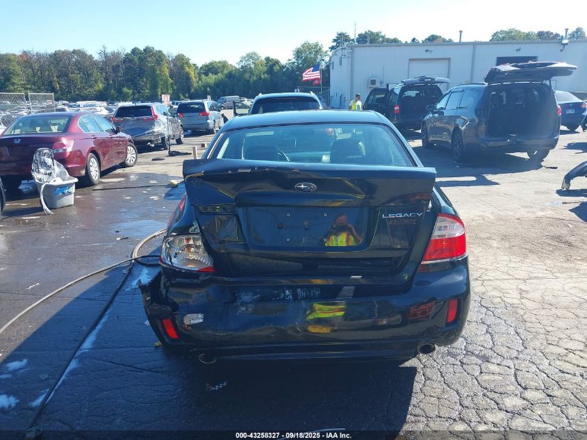 2008 Subaru Legacy 2.5I Limited VIN: 4S3BL626387224080 Lot: 43258327