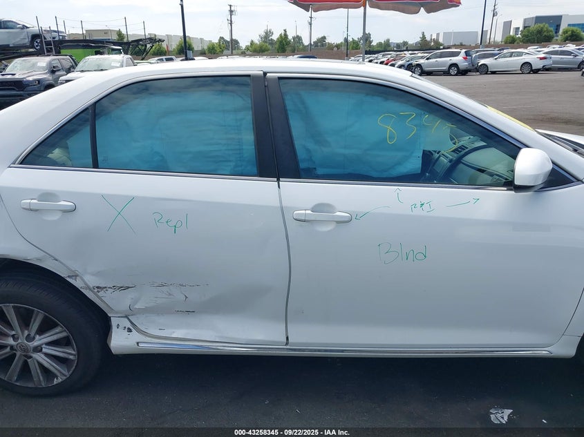 2013 Toyota Camry Xle VIN: 4T4BF1FK1DR327495 Lot: 43258345