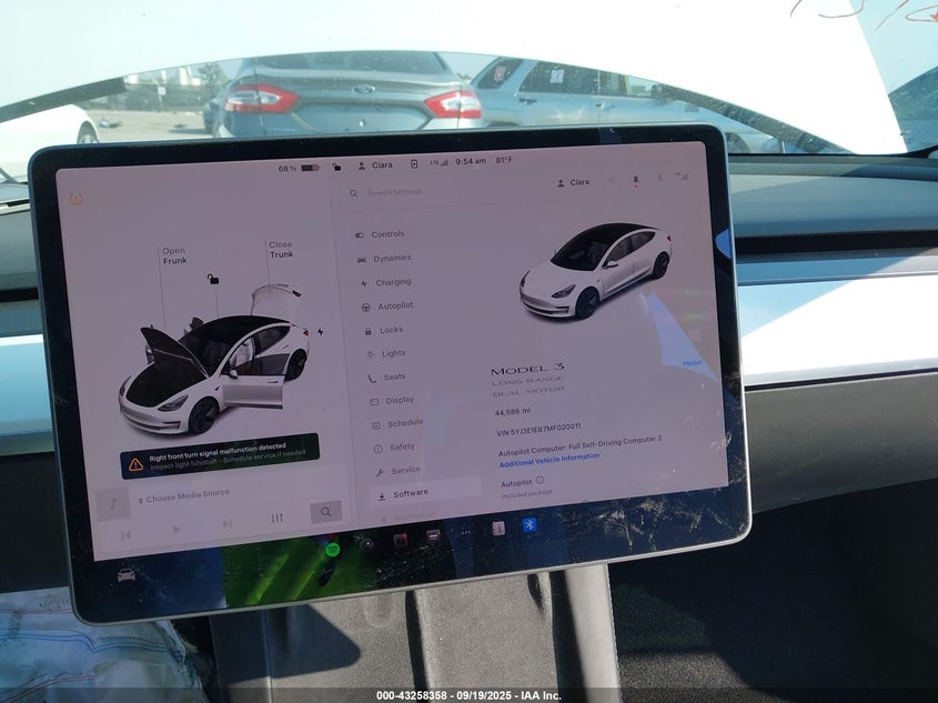 2021 TESLA MODEL 3 LONG RANGE DUAL MOTOR ALL-WHEEL DRIVE 5YJ3E1EB7MF020011