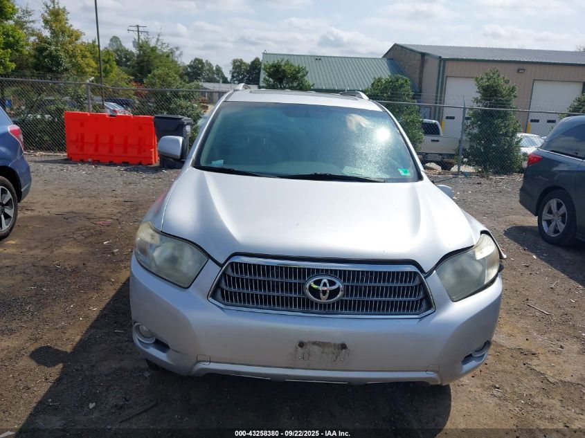 2009 Toyota Highlander Hybrid Limited VIN: JTEEW44A692032642 Lot: 43258380