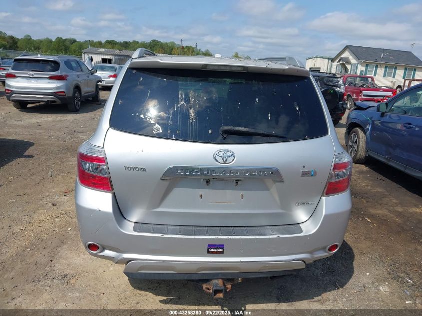 2009 Toyota Highlander Hybrid Limited VIN: JTEEW44A692032642 Lot: 43258380