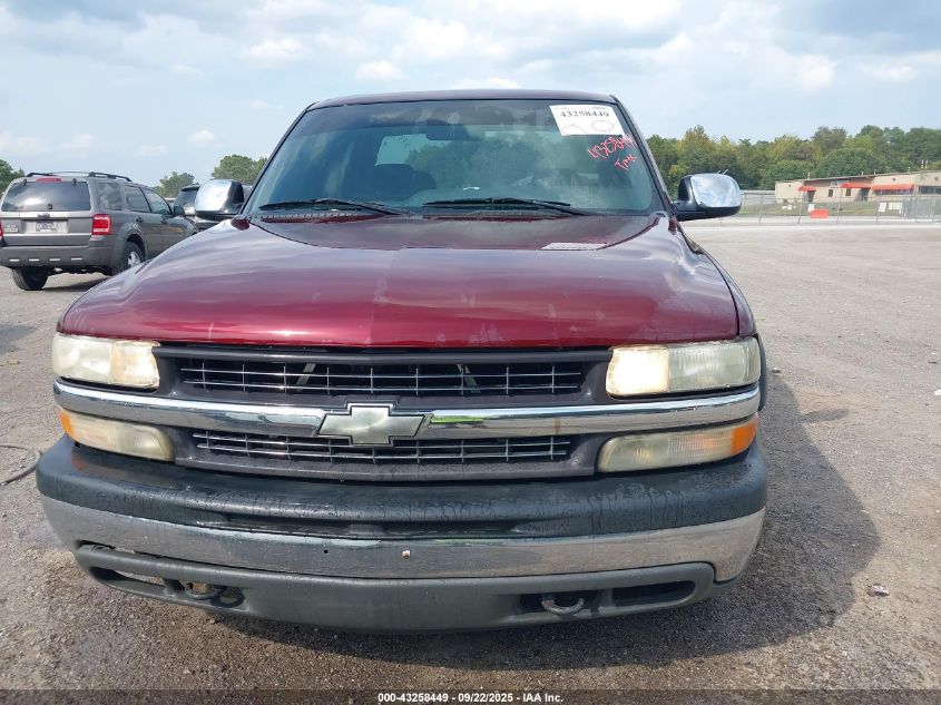 2000 Chevrolet Silverado 1500 Ls VIN: 2GCEC19T4Y1276262 Lot: 43258449