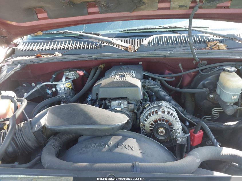 2000 Chevrolet Silverado 1500 Ls VIN: 2GCEC19T4Y1276262 Lot: 43258449