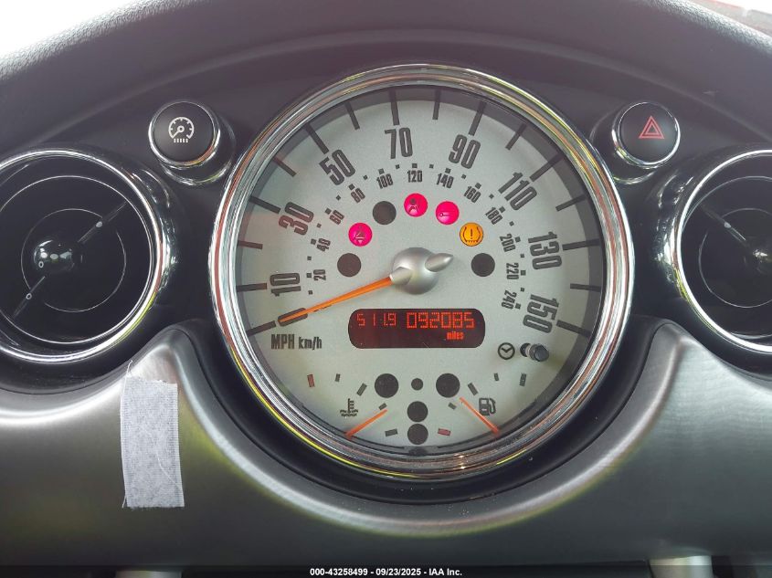 2008 Mini Cooper S VIN: WMWRH33538TU80518 Lot: 43258499