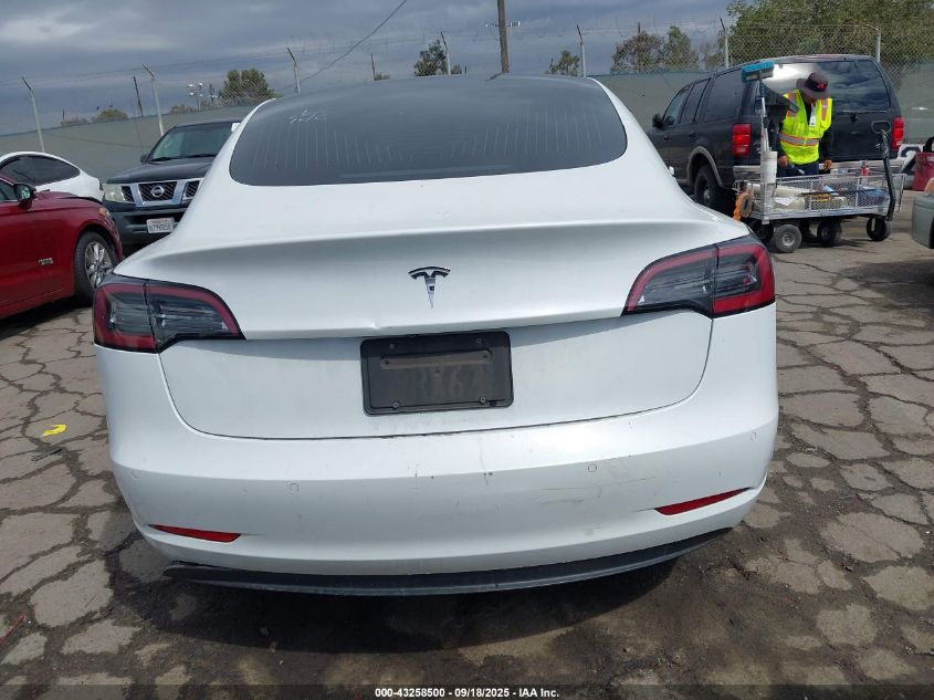 2020 Tesla Model 3 Standard Range Plus Rear-Wheel Drive/Standard Range Rear-Wheel Drive VIN: 5YJ3E1EA6LF661835 Lot: 43258500